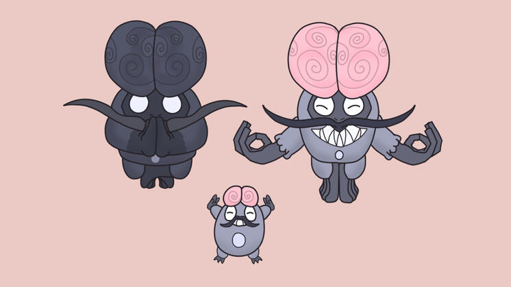 Psychic / Dark darmanitan